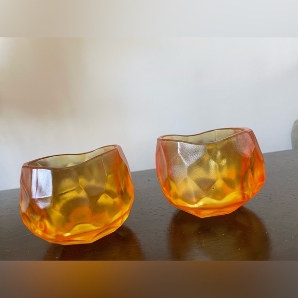 Set of Vintage Partylite Glass Candle Votives - Picture 5 of 8